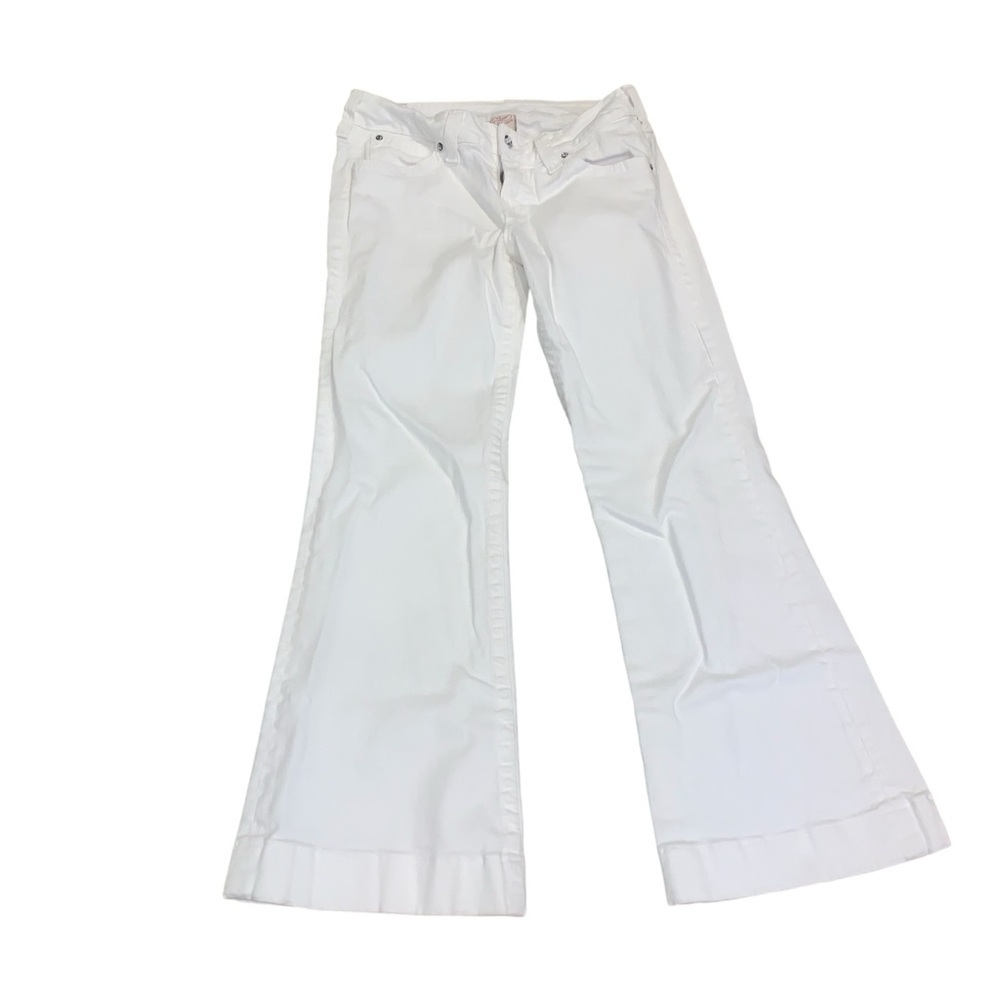 TRUE RELIGION White Disco Candice Flare leg Jeans size 32